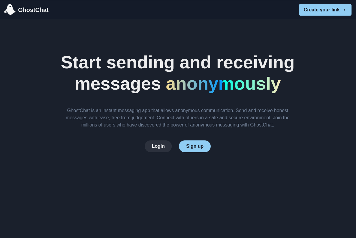 GhostChat App